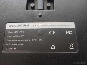 Herná mechanická klávesnica BlitzWolf BW-KB2 - 4