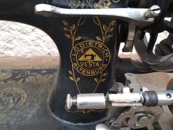 Šijací stroj Vesta, L. O. Dietrich, Altenburg. - 4