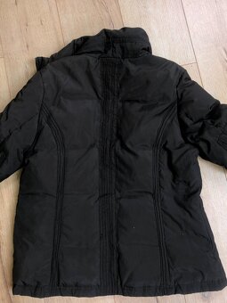 tepla bunda, husacie paperie,vel M - 4