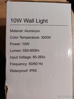 Nové led svietidlo na stenu - 4