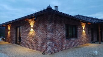 Ručne rezaný rustikálny tehlový obklad - krajný rez - 4
