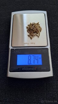 Zlata retiazka pilka 14k - 4