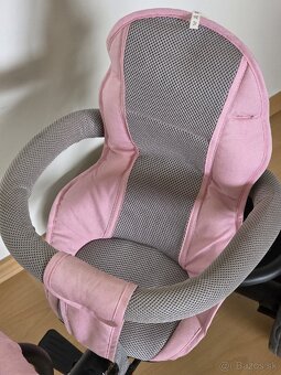 Kinderkraft ASTON ružová trojkolka - top stav - 4