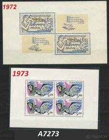 Poštové známky, filatelia: ČSSR 1945-1992: aršíky - 4