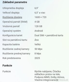 Predám Xiaomi Redmi 15C - 4