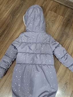 Zimná bunda pre dievčatko 128 - 4