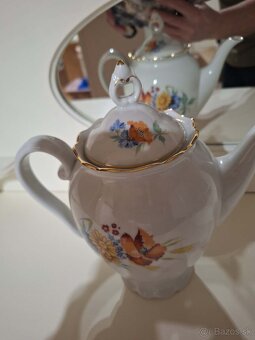 porcelánový čajník lúčne kvety - 4