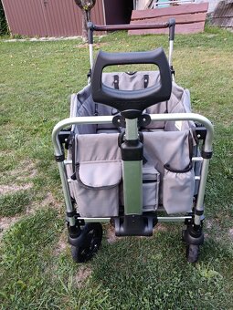 Skladací vozík FUXTEC CTL-900-G v šedej farbe (zánovný) - 4