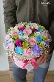Gratulačné kytice, kvetinové boxy na donášku ❤ - 4