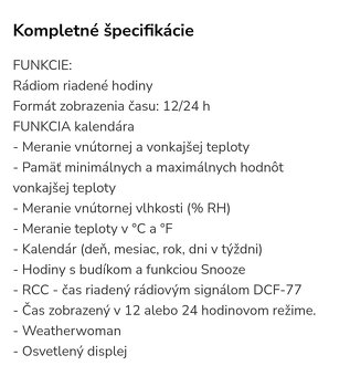 Predam meteostanicu s vonkajším čidlom - 4