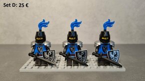 LEGO BLACK FALCON minifigúrky, vojsko, kone - 4