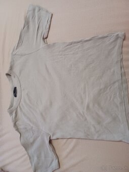 Krémové tričko, Sinsay, XL - 4