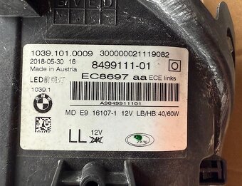 Ľavé predné svetlo BMW 5 G30 - 4