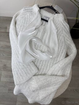 Luxusný predĺžený sveter Chanel - 4