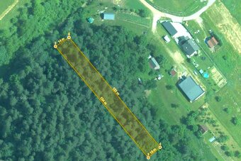 Na predaj rekreačný lesný pozemok - Brvnište. - 4