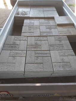 Betónové dlažby imitácia dreva 30x30x3 - 4