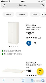 Skriňa IKEA Kleppstad - 4