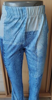 široke dámske nohavice S - 4