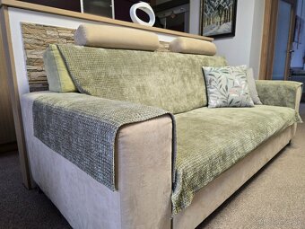 Rozkladacia sedačka s taburetom - 4