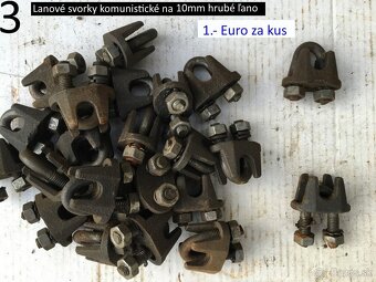 Lanové a otočné svorky rôzne druhy ČSSR - 4