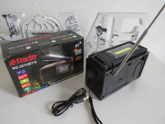 Predam nove,male radio RD-321UBT-lampas-SOLAR - - 4