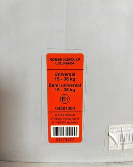 Predám detskú autosedačku Britax Römer Kidfix XP - 4