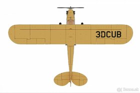 3D model lietadla Piper j3 CUB - 4