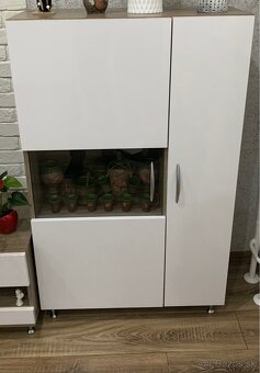 Obývačkova stena, skriňa, vitrina. - 4