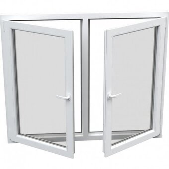 KUPIM Plastové okná, š 170-177cm X v 140 -143cm, š 54 X v 80 - 4