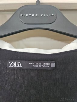 Bodkovane saty Zara vel.S - 4