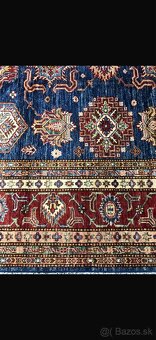 Ručne vyrobený perzký koberec Kazak Gul - 4