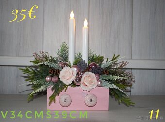 Vianočné vence a dekorácie - 4