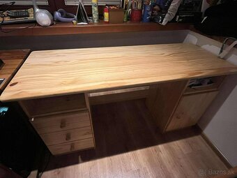 Predám drevenú borovicovú súpravu do detskej izby - 4