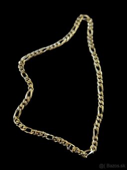 Zlatá reťaz - retiazka Figaro, 14k zlato 585 - 4