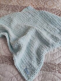 NOVÁ Bledomodrá deka z Alize Puffy Fine - 4