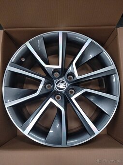 225/45 R 18 zimné CONTINENTAL + alu BRAGA ŠKODA. - 4