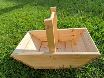 Drevený gazdovský košík - 4