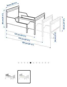 Rastúca detská posteľ Sundvik + matrac Innerling - 4