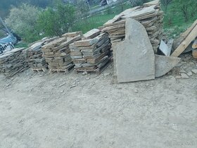 Rične štiepany kameň pieskovec dlažba obklad - 4