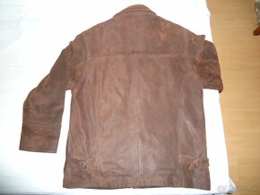 Pánska kožená bunda - brušena s podšivkou, vel. XL/ XXL - 4