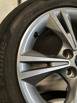5x108 R16 7J ET50 Ford + letné 215/55 R16 Hankook - 4