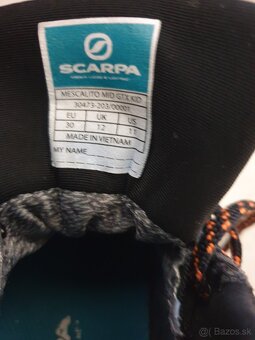 stredne vysoká detská turistická obuv - 4