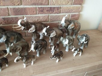 slon, slony, sloníci royal dux, kameň ónyx - 4