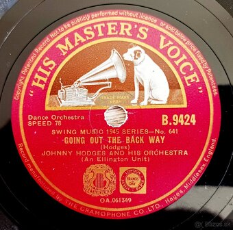 DUKE ELLINGTON - šelaková gramodeska, rok 1942, HMV - 4