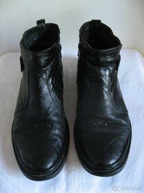 Pánske zateplené kožené čižmy - veľ. 41 - 4