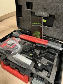 Akcia‼️Laserová vodováha, 16 riadkov, 4D, zelený lúč - 4