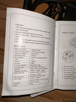 WMA202L ACCUSONIC BEZDRÔTOVÝ MIKROFÓN - 4