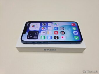 Predám Apple iphone 13 128gb modrý TOP STAV,BATERKA 100% - 4