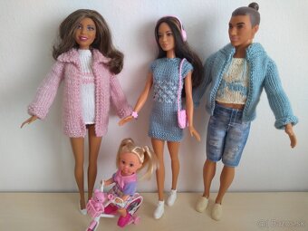 Veľryba slimák delfín tričko pre bábiku Ken barbie bermudy - 4