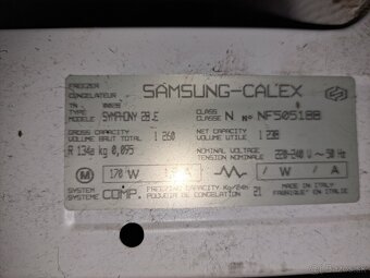 Mraznička/Mrazák Samsung Calex - 4